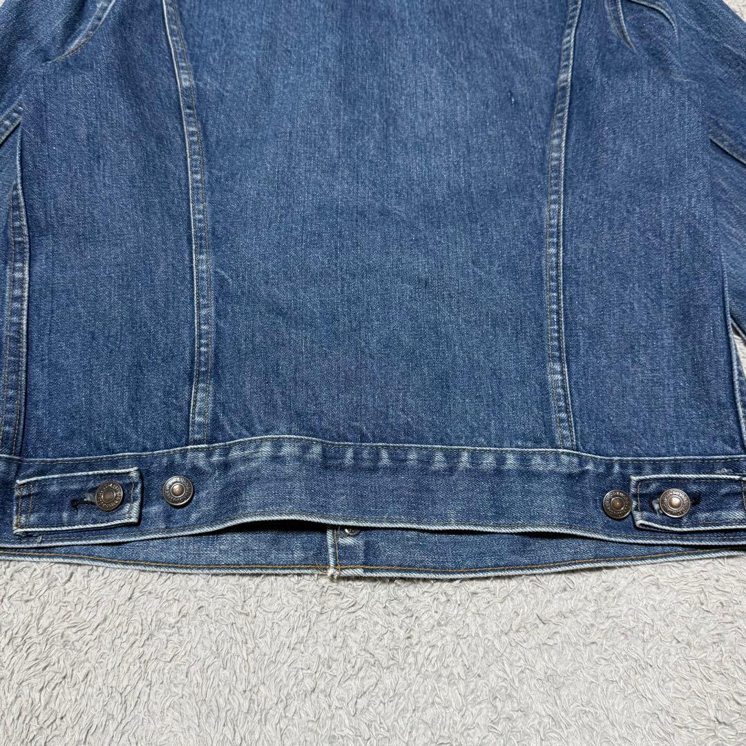 70s USA製 LEVI'S 70505 デニム ジャケット　縦落ち　4th