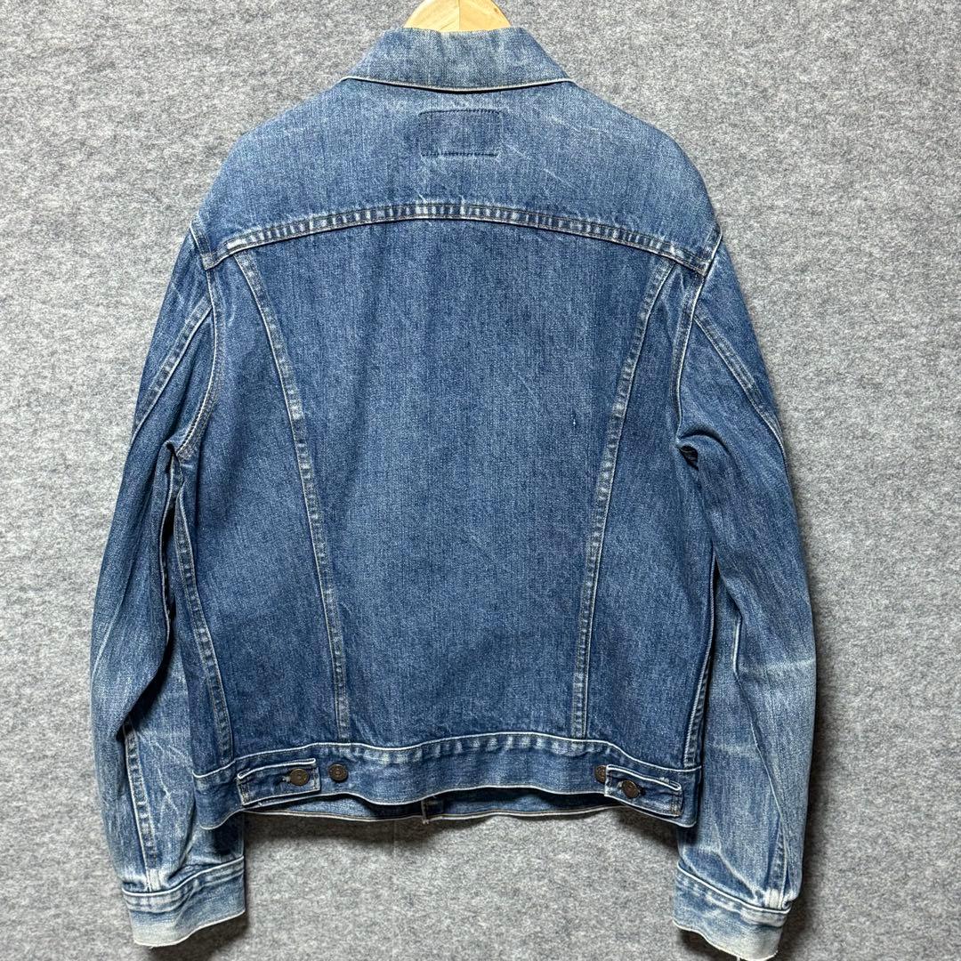 70s USA製 LEVI'S 70505 デニム ジャケット　縦落ち　4th