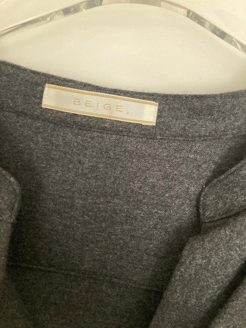 BEIGE,シャツワンピース