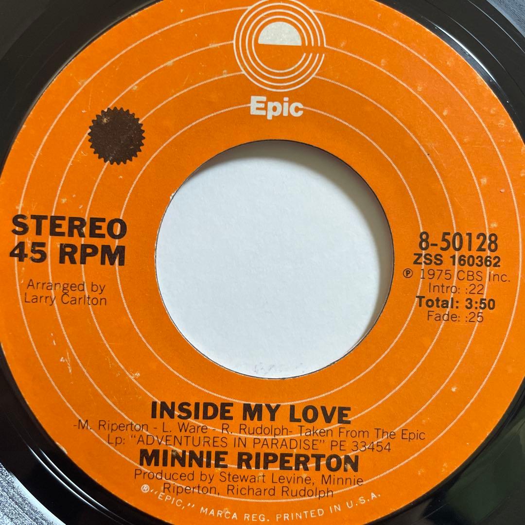 【7インチ】Minnie Reperton - Inside My Love