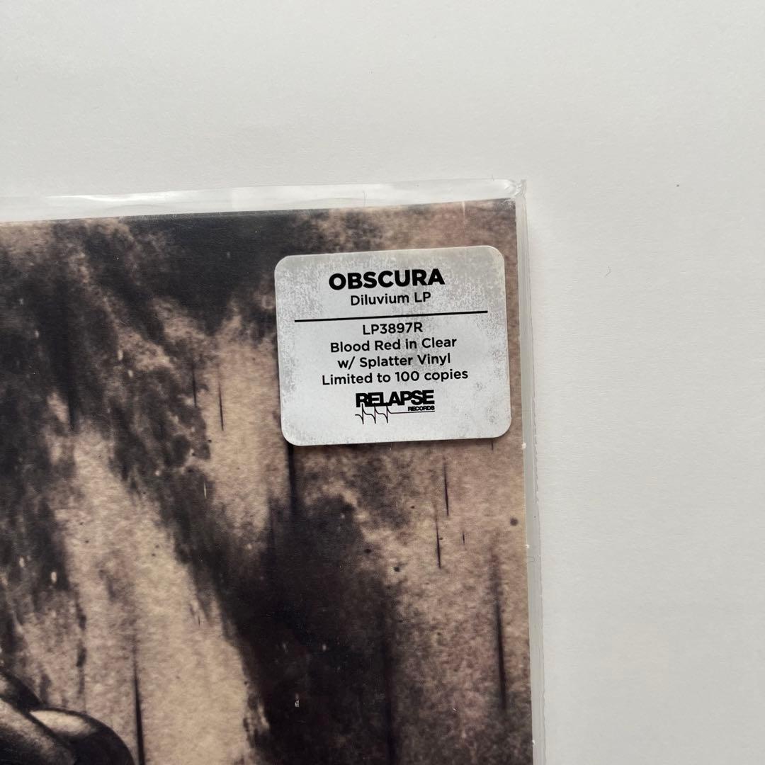 Obscura Diluvium 初回限定100枚 LP 未再生 LP3897R
