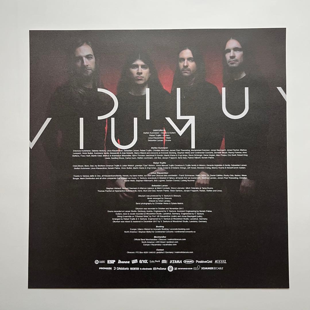 Obscura Diluvium 初回限定100枚 LP 未再生 LP3897R