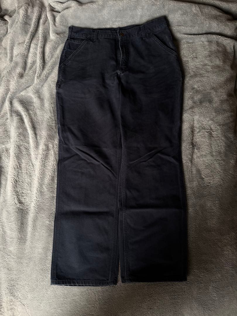 carhartt カーハート ネイビー ダックペインターパンツ フェード