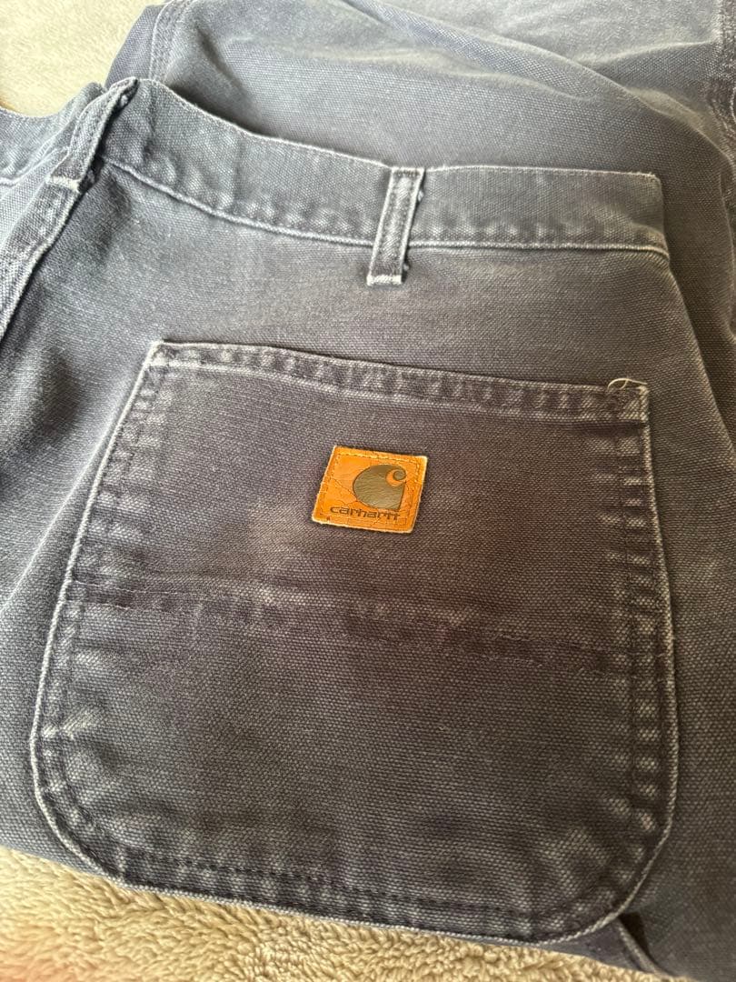carhartt カーハート ネイビー ダックペインターパンツ フェード