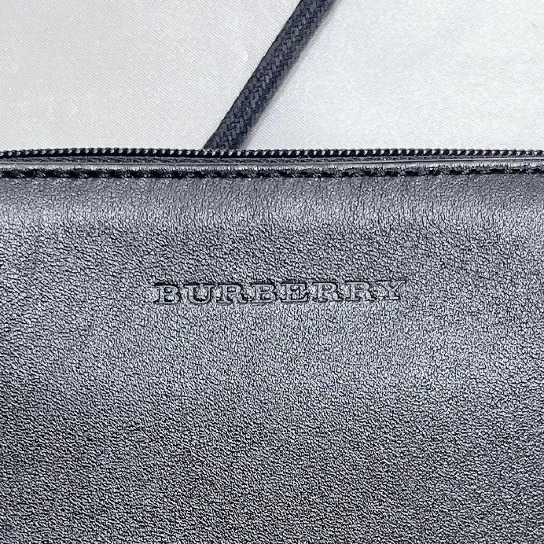 ★美品★ BURBERRY LONDON ステッチ ショルダーバッグ　斜めがけ