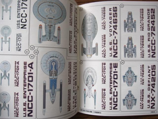 The Star Trek Sticker Book　スター・トレック