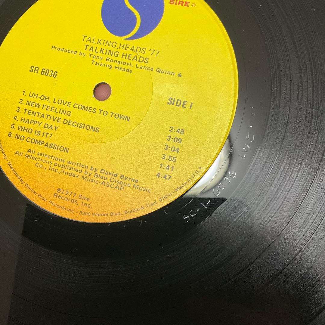 TALKING HEADS 77 トーキングヘッズ　米盤レコード