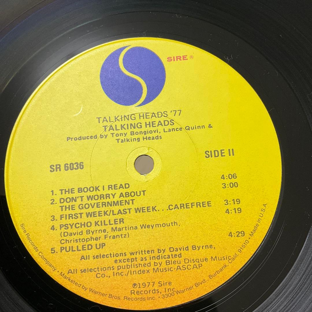 TALKING HEADS 77 トーキングヘッズ　米盤レコード