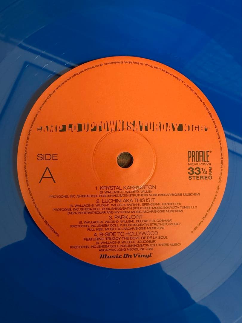 CAMP LO Uptown Saturday Night 限定盤　レコード