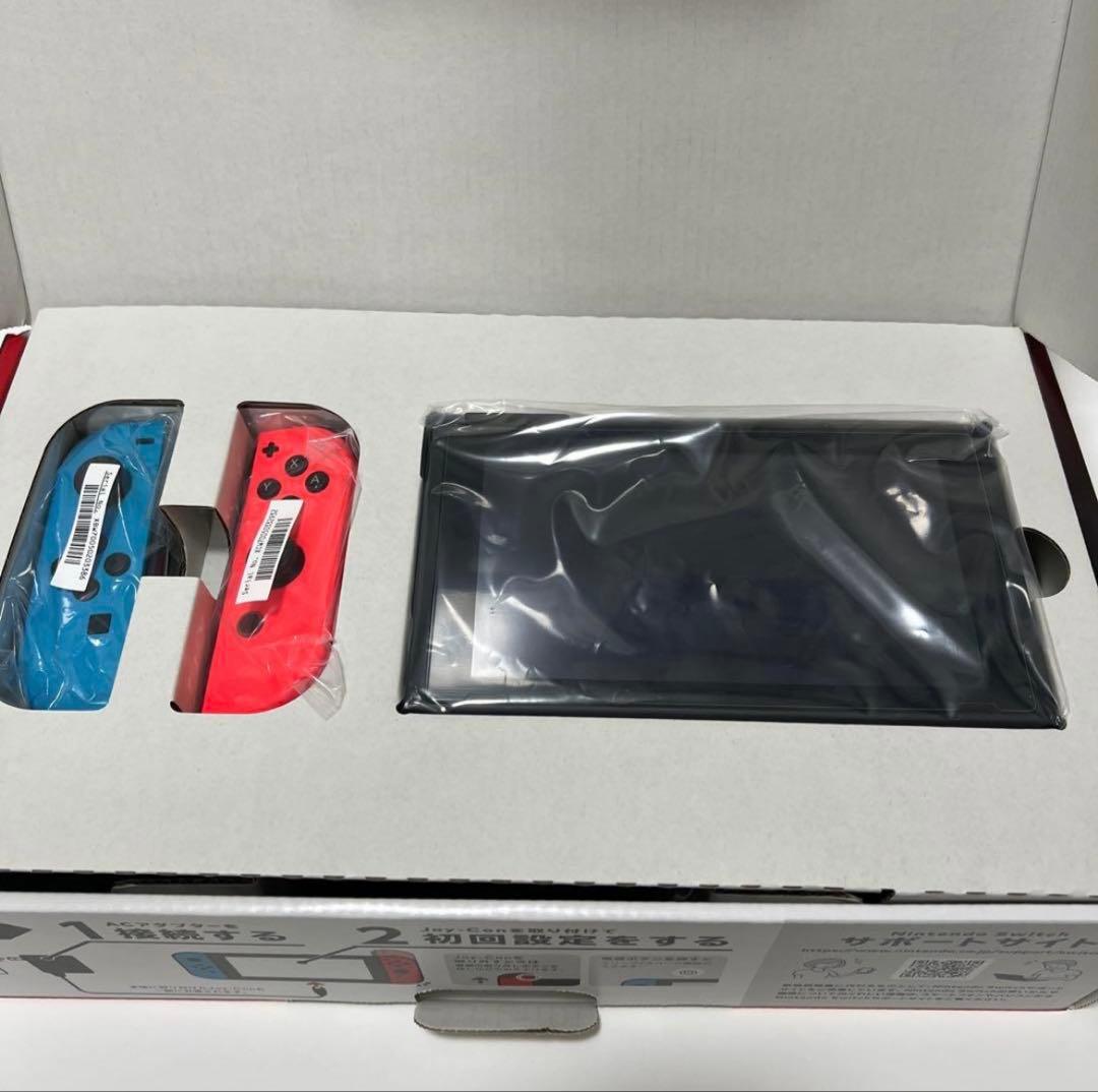【美品】Nintendo Switch 本体 ネオンブルー/ネオンレッド