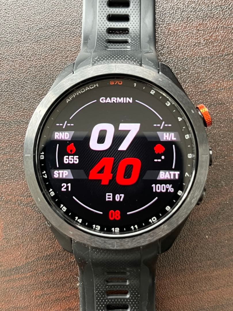 ねこ様　GARMIN APPROACH S70 47mm