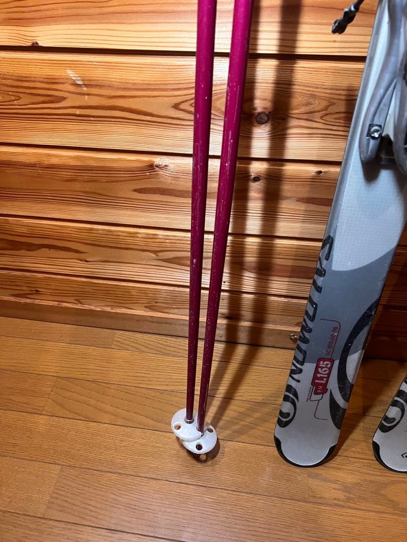 Salomon スキー板 ストックセット 165 サロモン