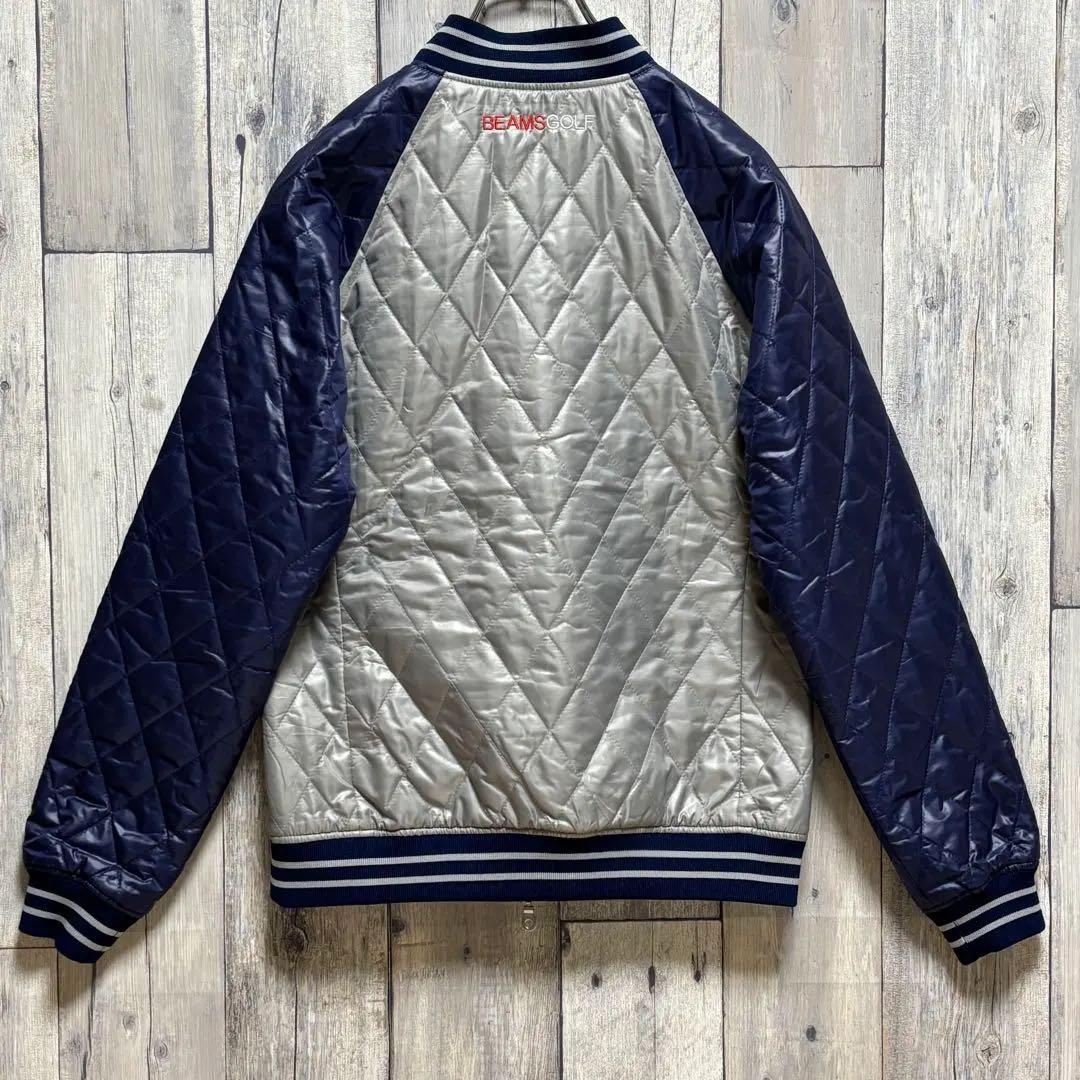 ビームス　BEAMS GOLF キルティング　中綿　ジャケット ジップアップ　L