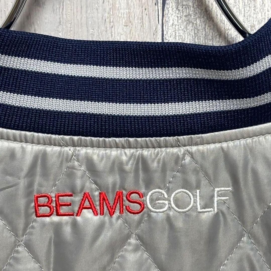 ビームス　BEAMS GOLF キルティング　中綿　ジャケット ジップアップ　L