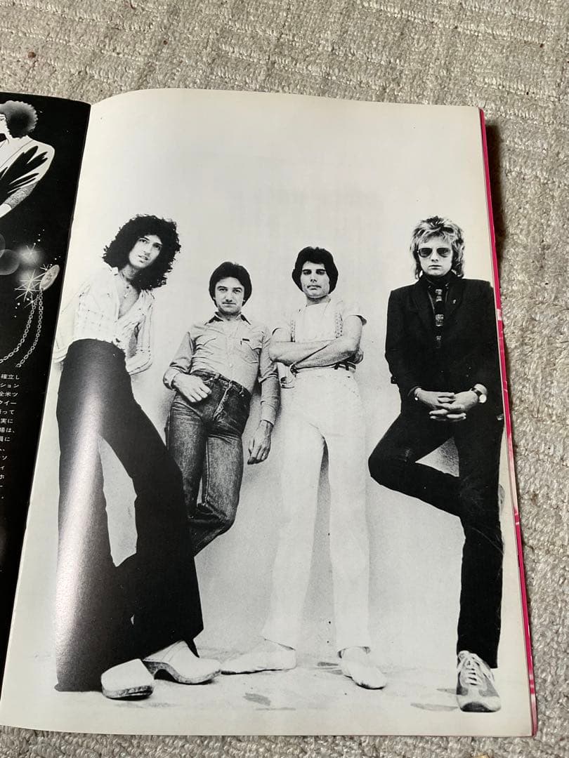 QUEEN／JAPANツアー。1979。パンフレット【クイーンジャパンツアー】。