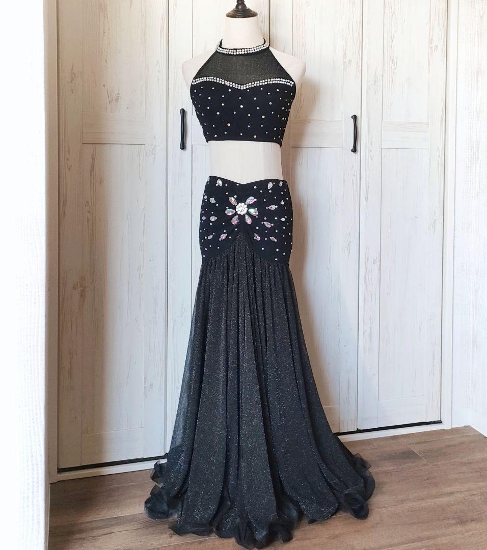 ★新品★ベリーダンスステージ衣装ドレスセットアップ　レッスン着ウェア