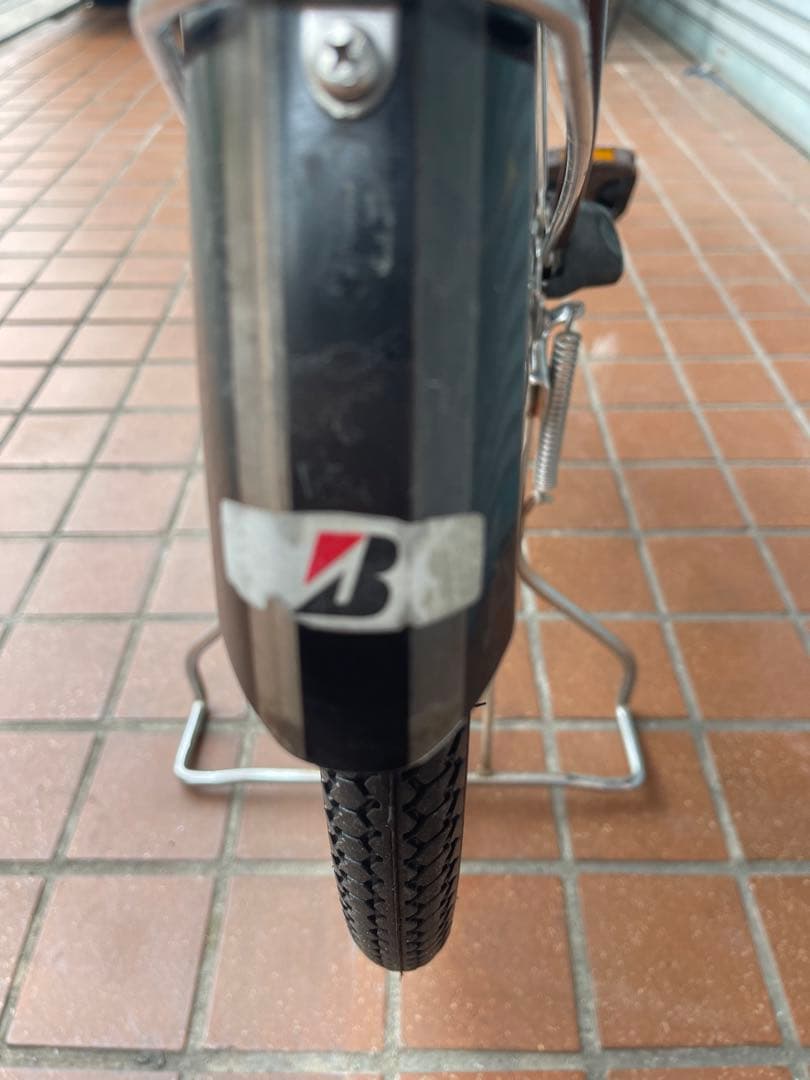 電動アシスト自転車 ブラウン 前バスケット付き