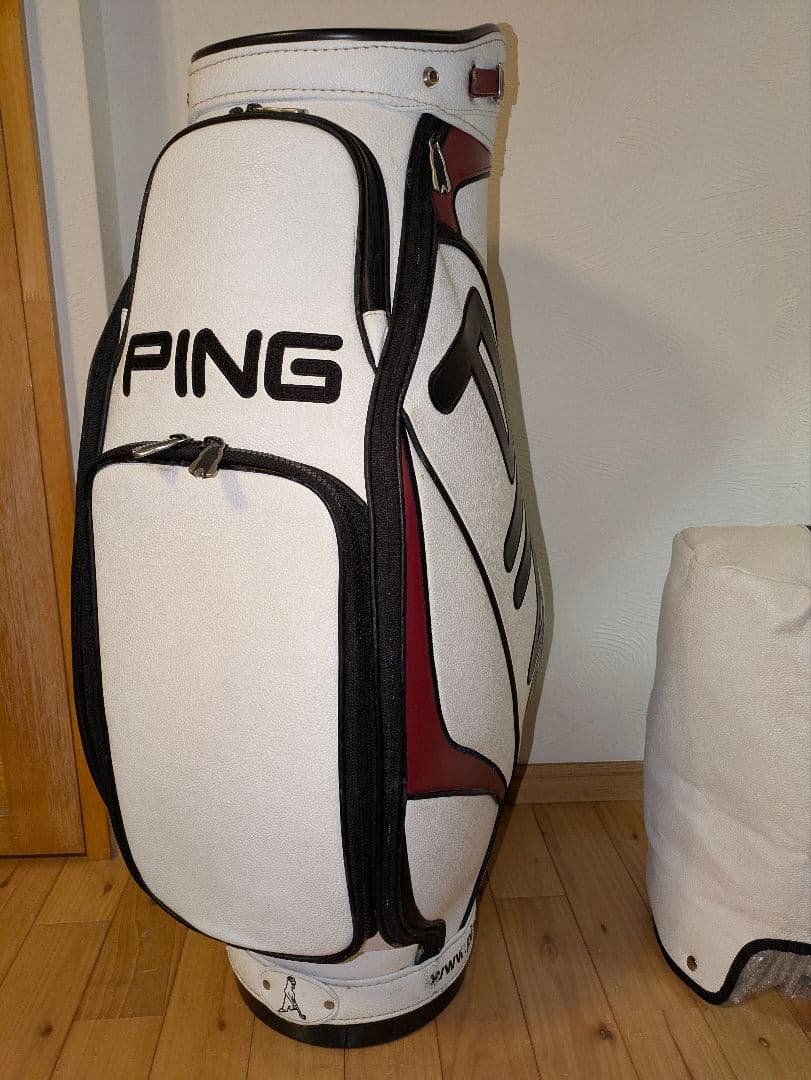 PING ツアープロモデル キャディバッグ 9.5インチ 3点式ベルト【良品】