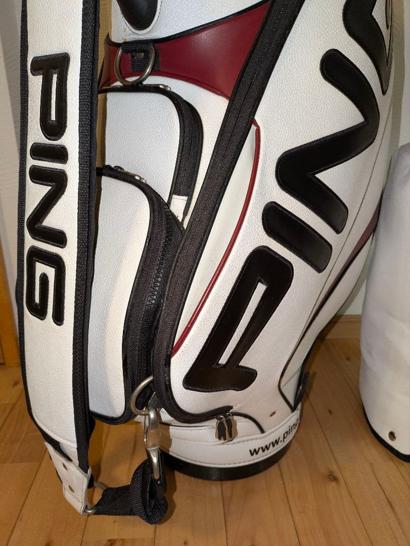 PING ツアープロモデル キャディバッグ 9.5インチ 3点式ベルト【良品】