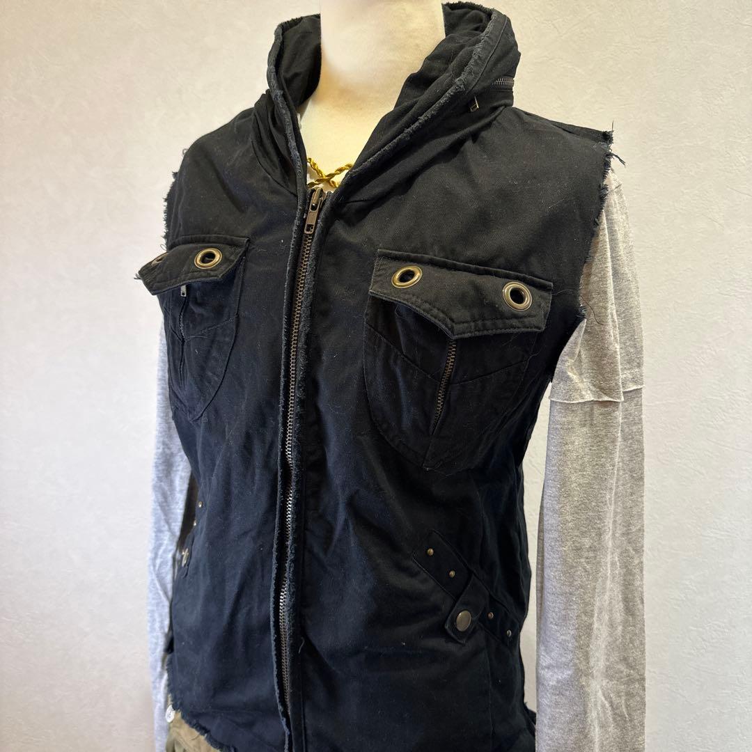 00s archive grunge vest Y2Kグランジ