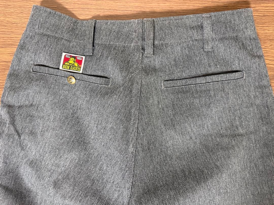 90s 美品USA製 BEN DAVIS フリスコパンツ W31 グレー
