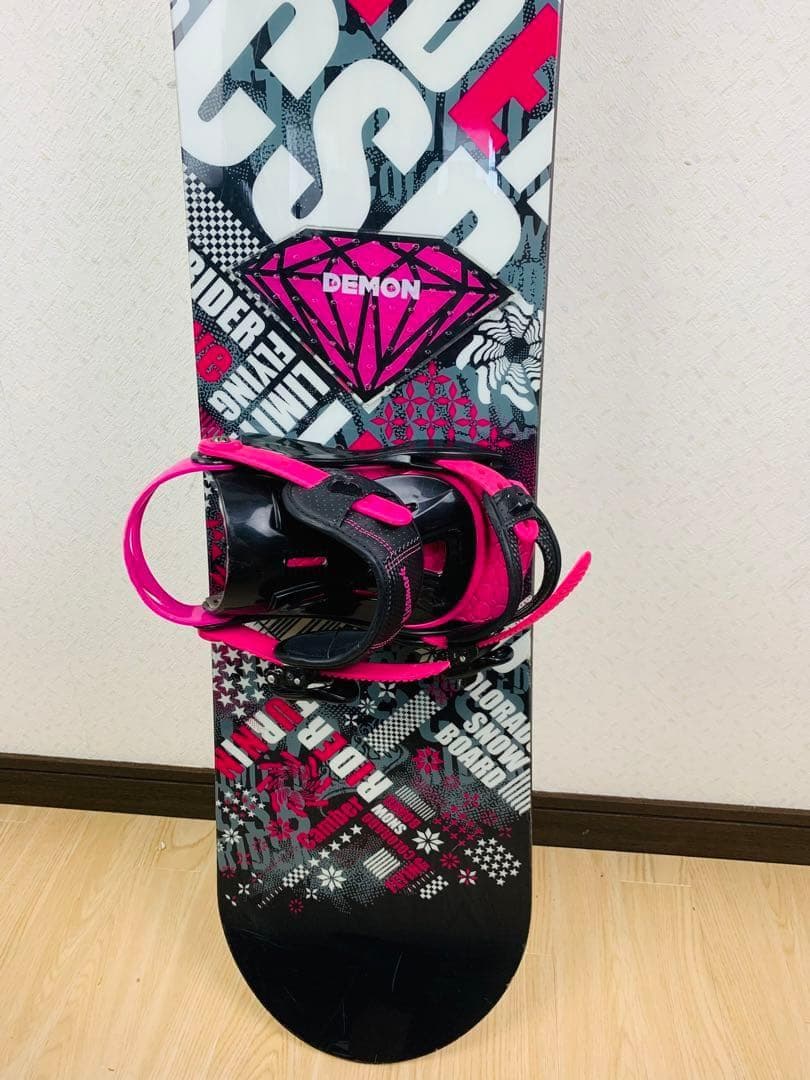 CSB 145cm スノーボード 板　キスマーク　ビンディング　セット　スノボ