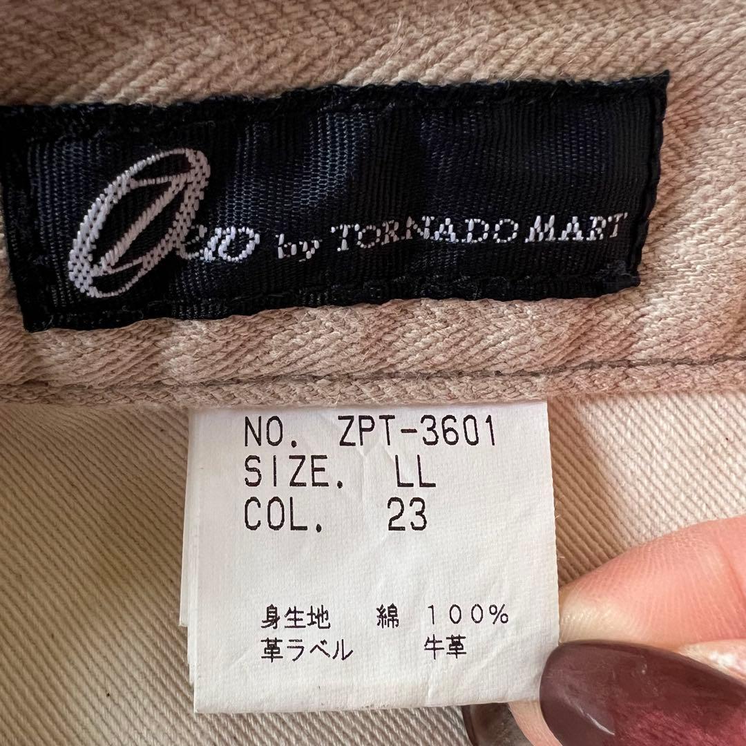 TORNADO MART ブーツカットデニム Y2K 00s 立体ヒゲ加工 LL