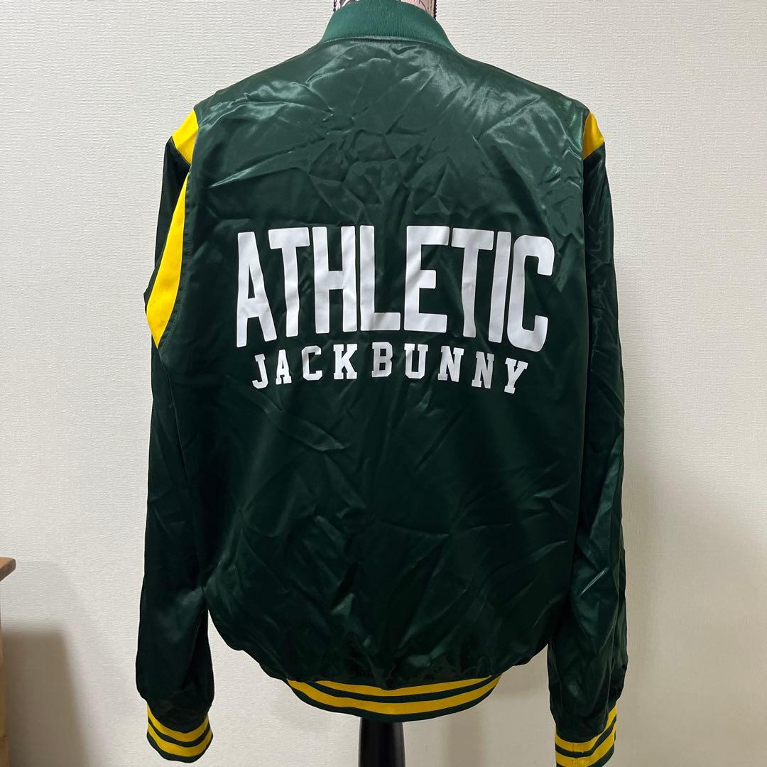 ジャックバニー リバーシブル ジップジャケット グリーン×フラッグ総柄 5