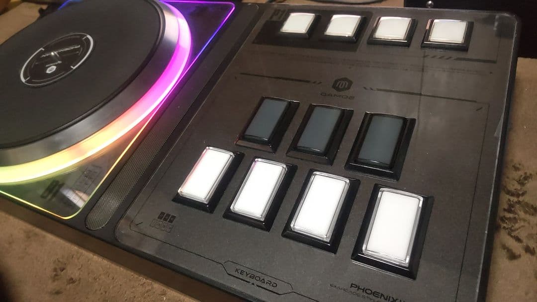 美品 ビートマニア PHOENIXWAN LMT 三和ボタン 静音化 特殊LED