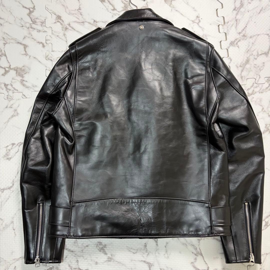 極美品✨ schott ライダースジャケット　613SJH 馬革　黒　40