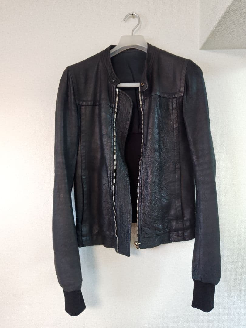 Rick Owens 10AW レザージャケット黒 XS