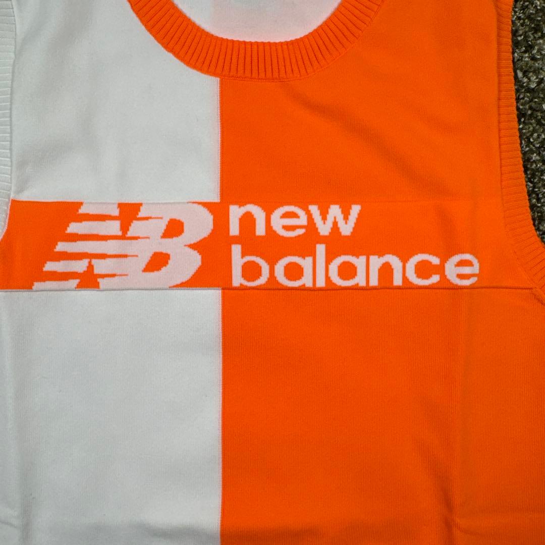 new balance golf クルーネックニットベスト