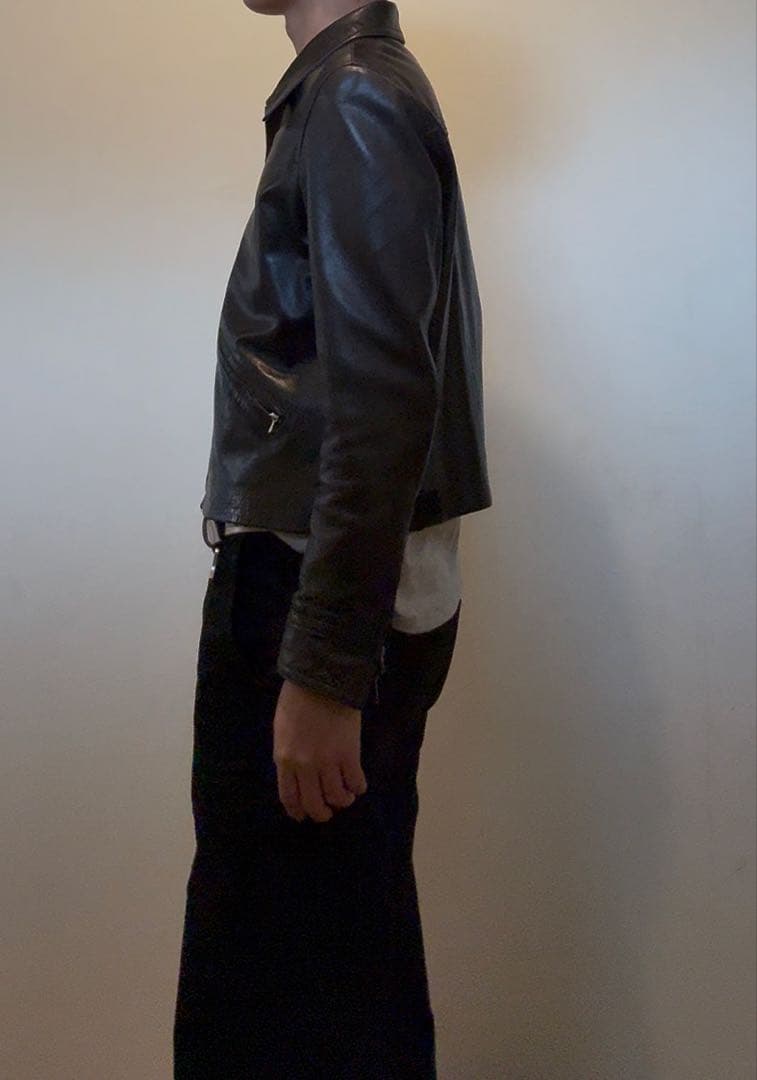 90s Agnès b Special Leather Jacket size3