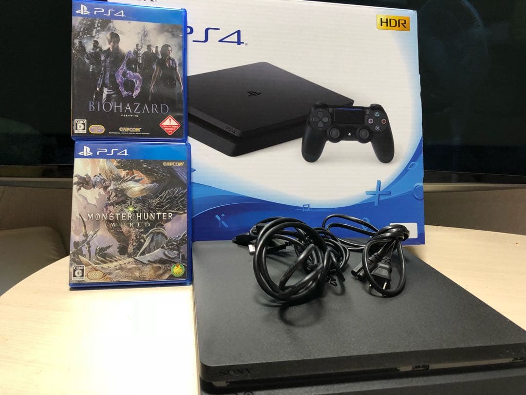 プレステーション4 バイオハザード6 モンスターハンターワールド