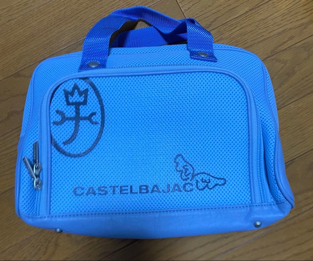 カステルバジャック ゴルフハンドバック ブルー 日本製