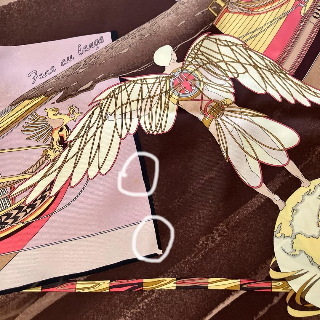 HERMES エルメス　シルクスカーフ カレ90