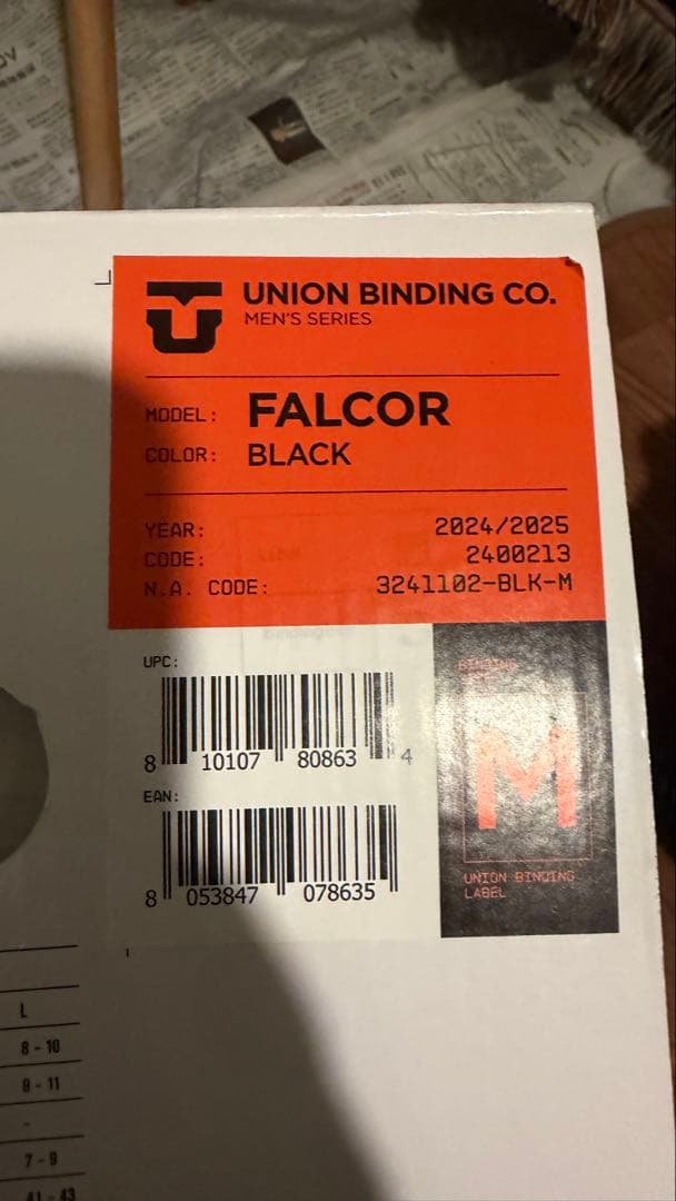 ハイエンド 25 UNION FALCORファルコア Mサイズ ブラック