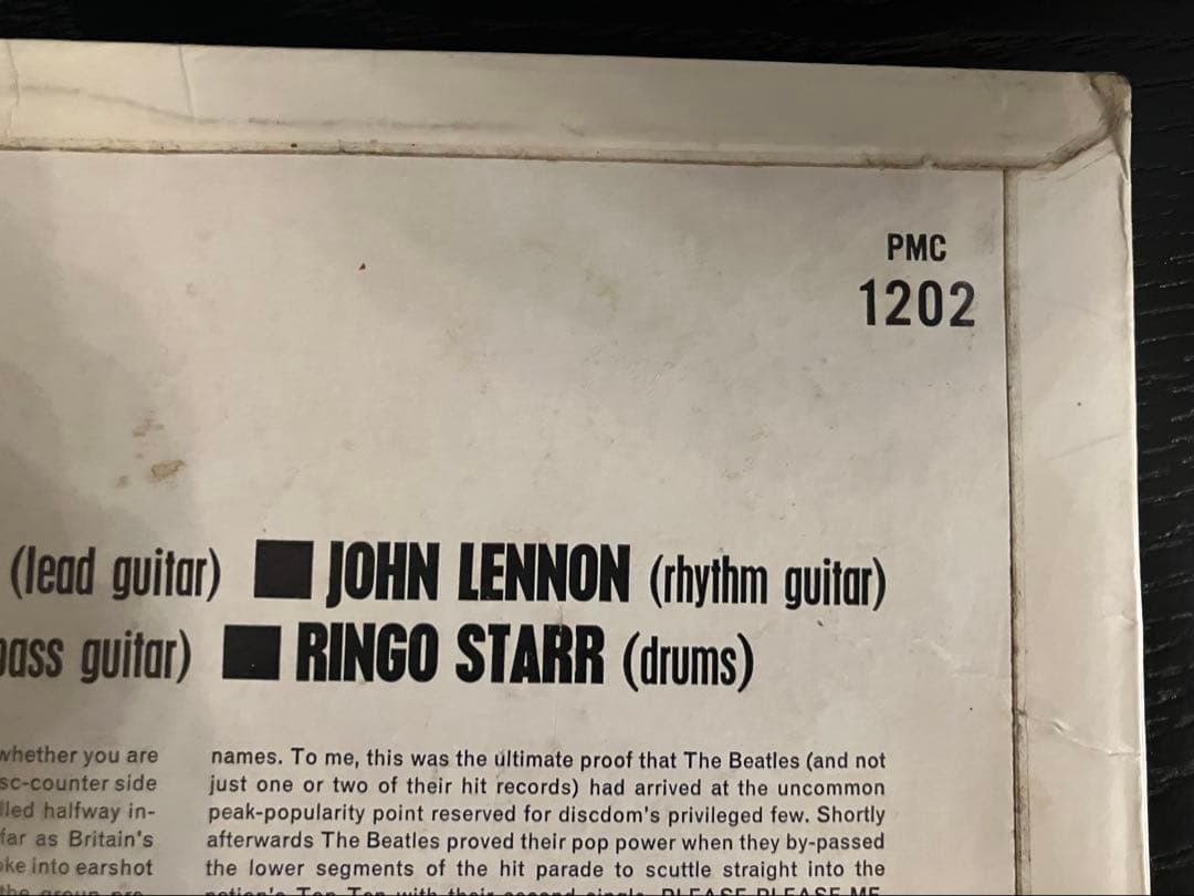 【レア】BEATLES MONO GOLD PARLOPHONE SAMPLE