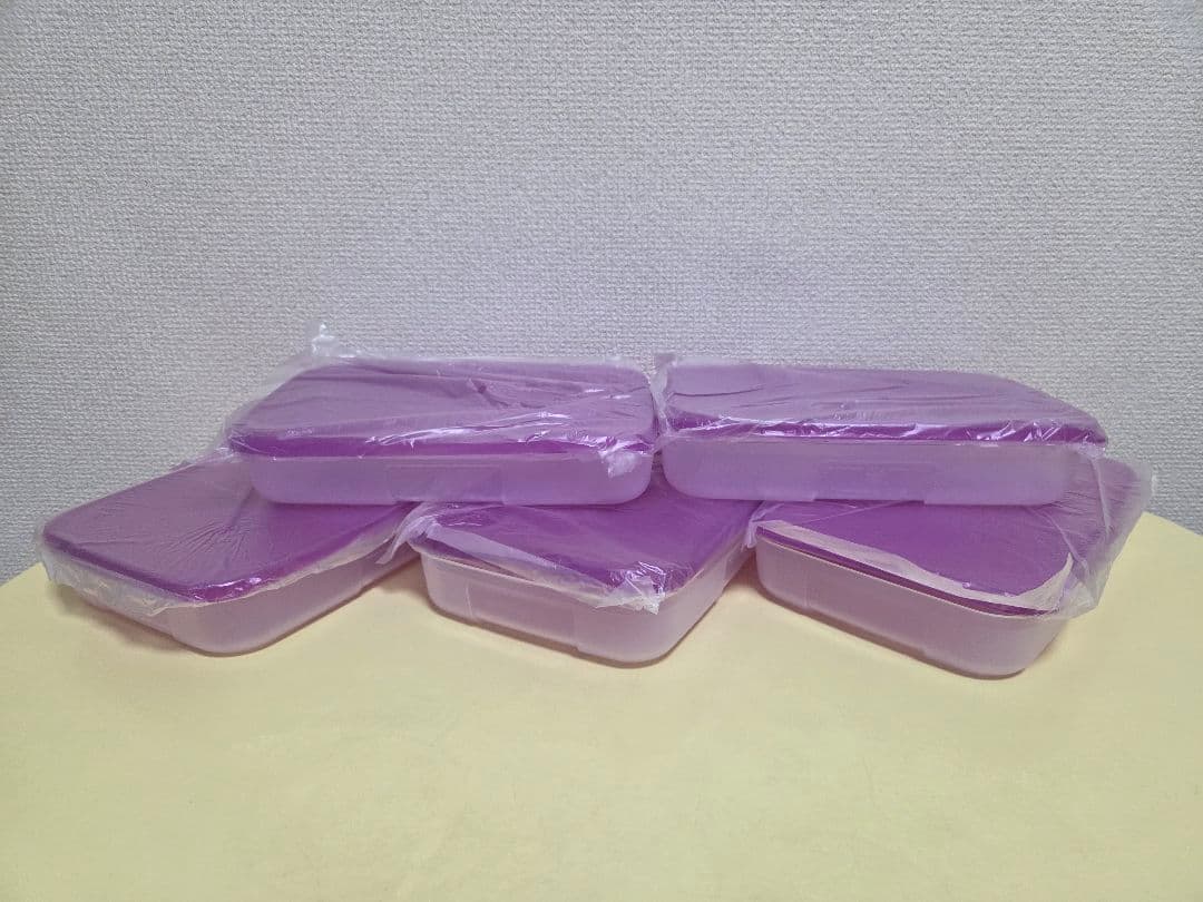 【新品・未使用】① タッパーウェア フリーザーメイト L#1　5個セット