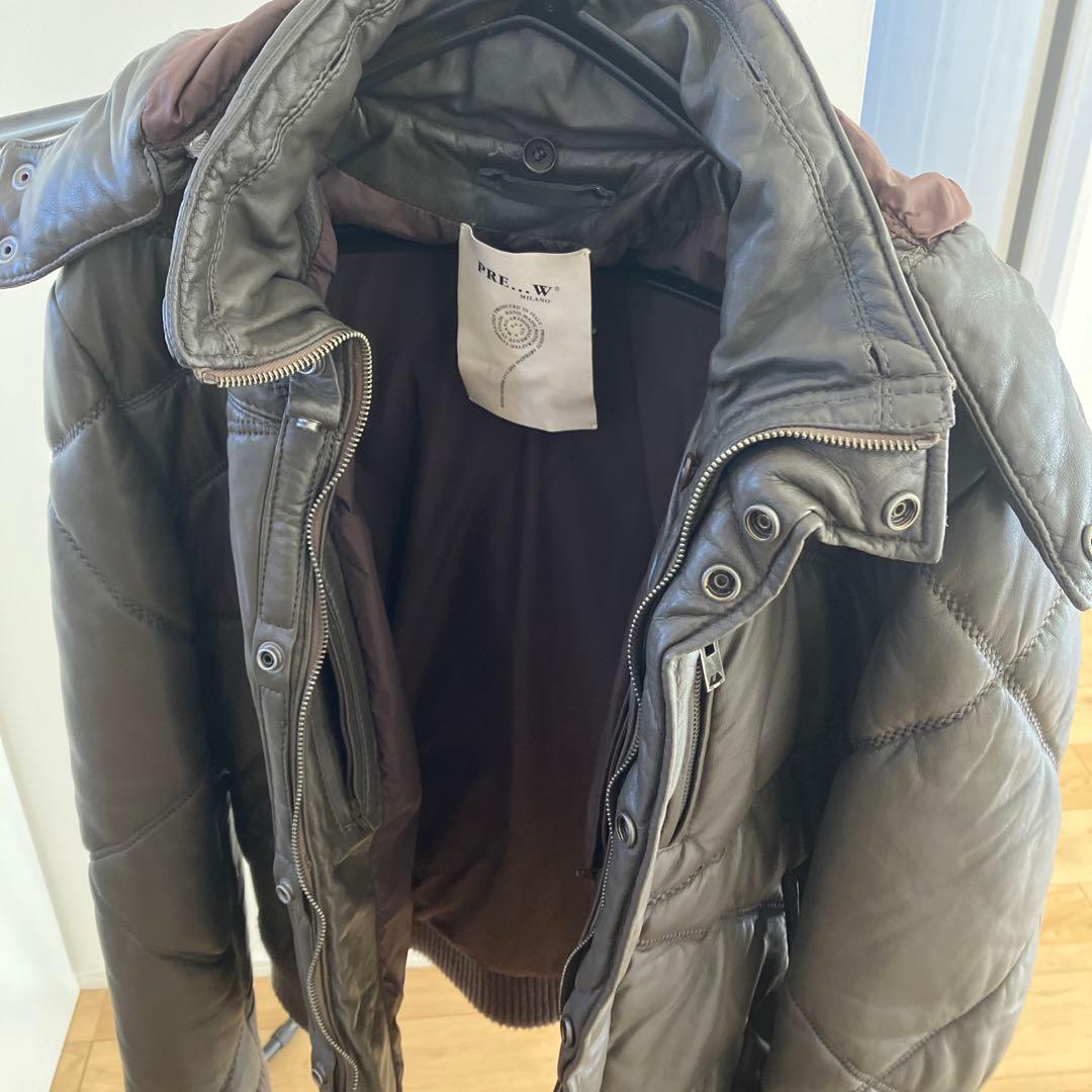 ダークグレー レザージャケット