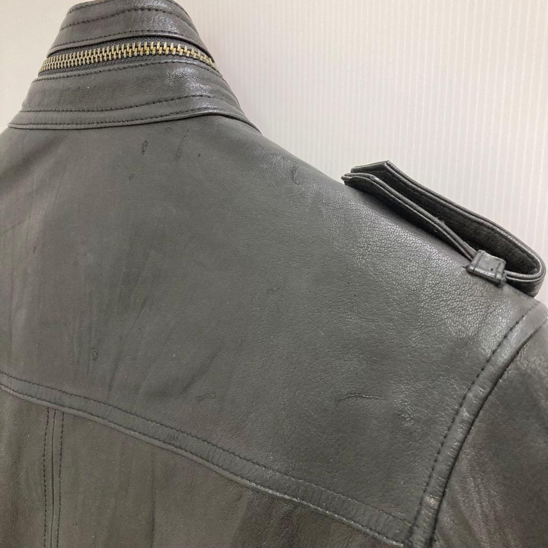 MORGAN homme レザージャケット Lサイズ ブラック　c4