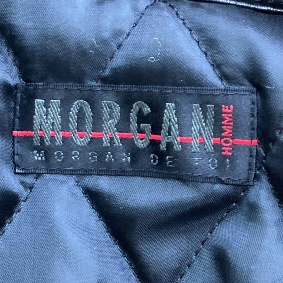 MORGAN homme レザージャケット Lサイズ ブラック　c4