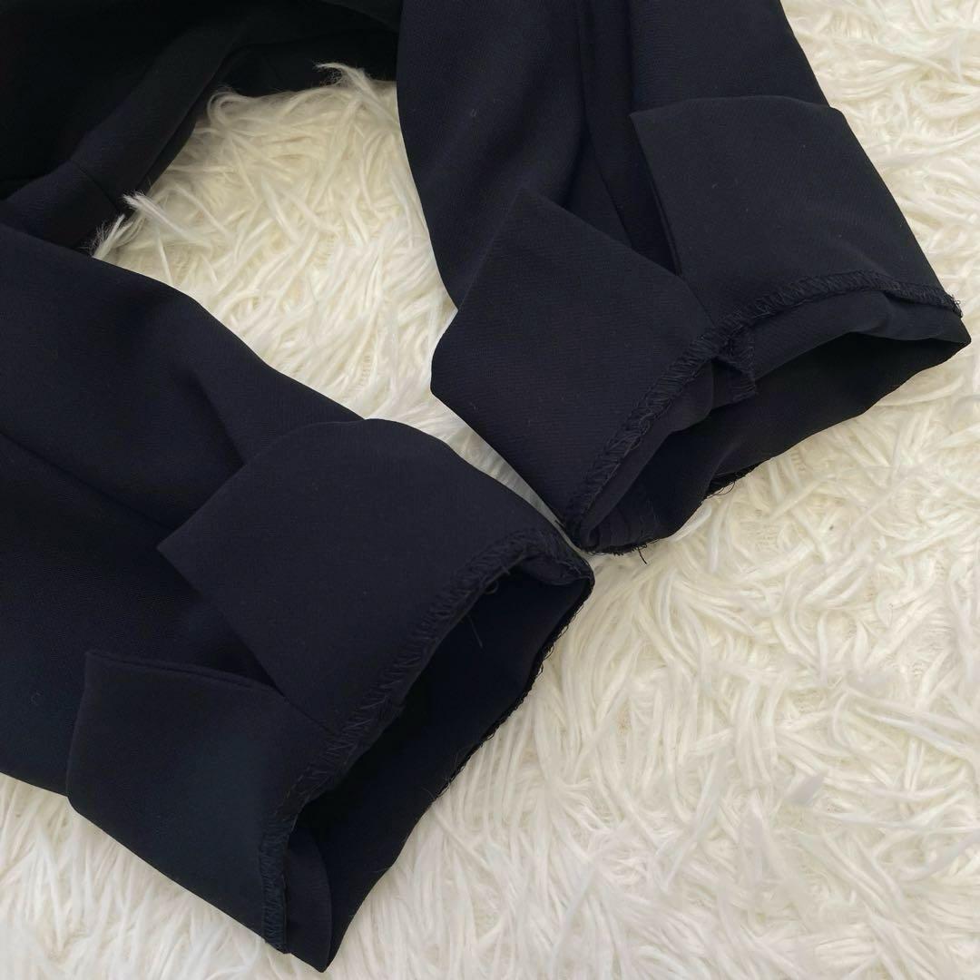 美品✨️セルフォード 襟付きワンピース ロングワンピース ネイビー 36