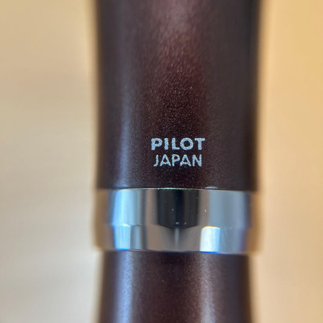 パイロット　エラボー　金属軸　ニードルポイント　14k SB→超極細　万年筆