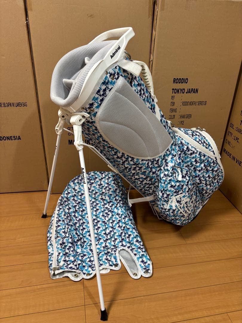 超軽量 アドミラル ゴルフ ヤシの木 スタンド キャディバッグ 美品