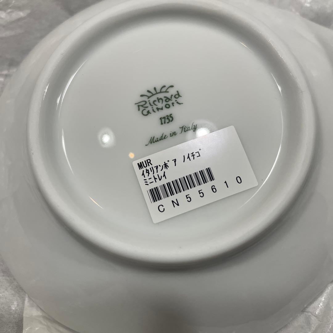 リチャード・ジノリ　イタリアンポア　ペアミニトレイ新品未使用