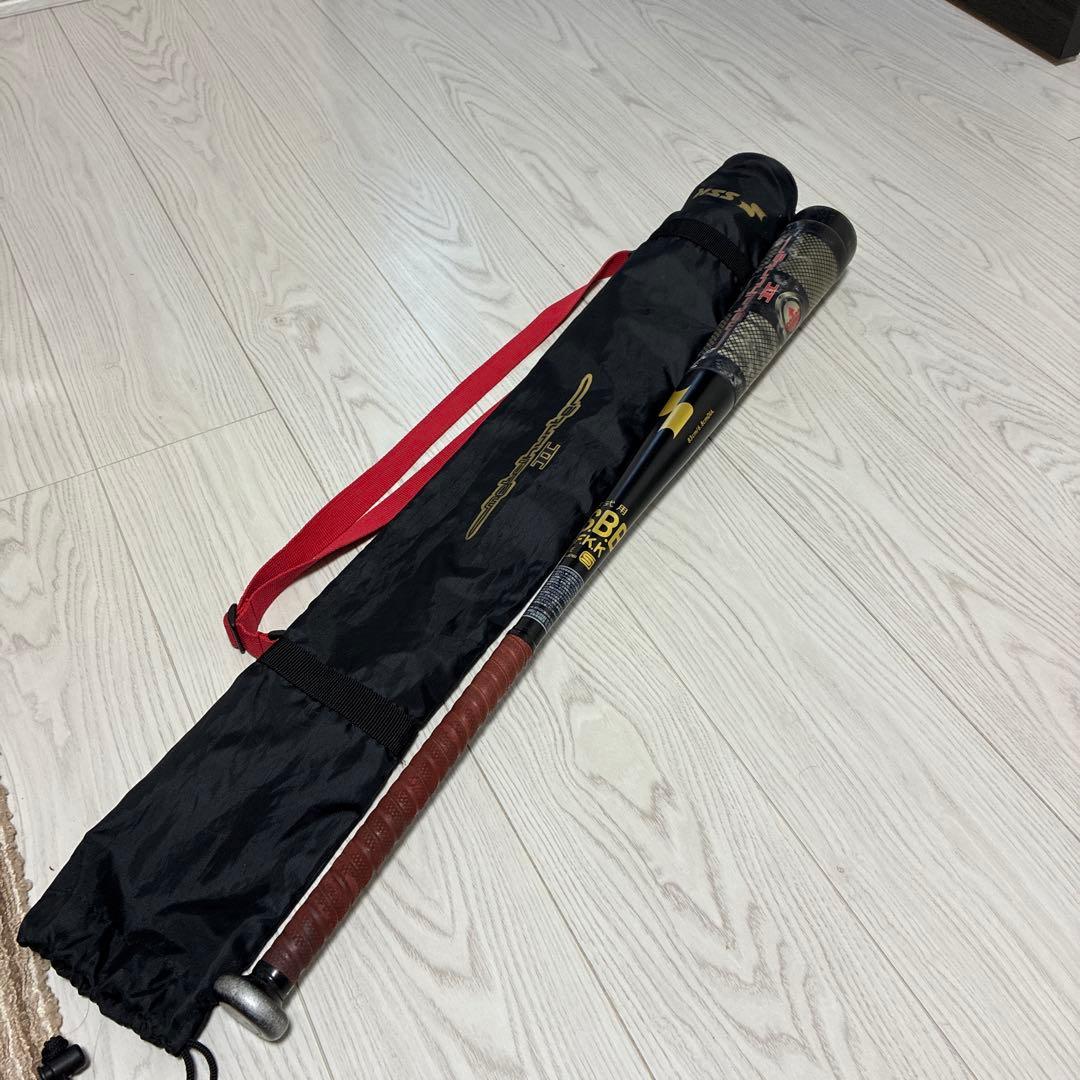 【希少】一般軟式用金属バット SSKメタルハンターⅡLight 83cm640g