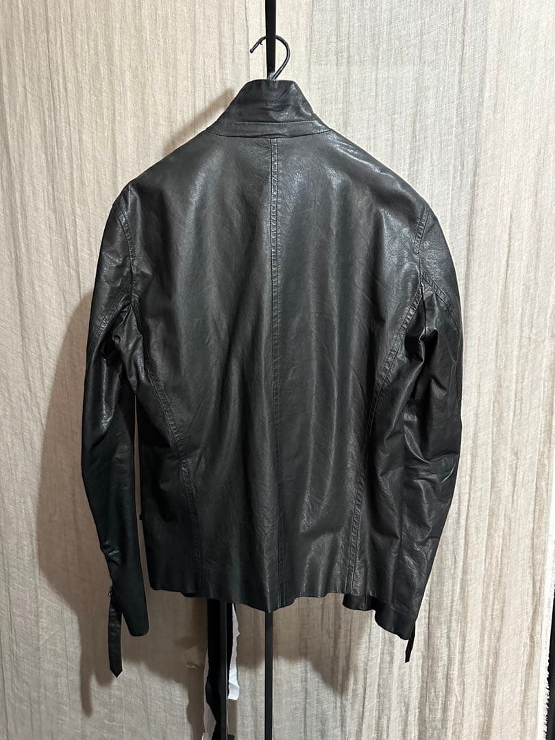 Ann demeulemeester 06ss カンガルーレザー ジャケット