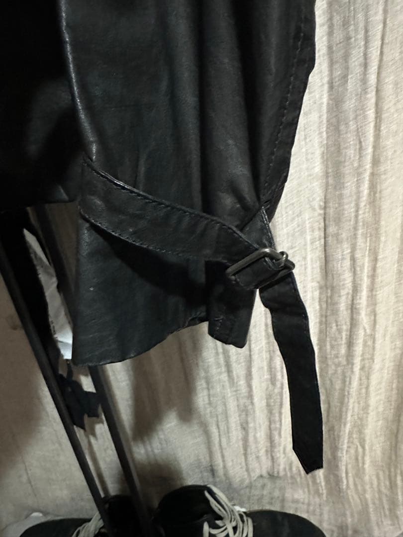 Ann demeulemeester 06ss カンガルーレザー ジャケット