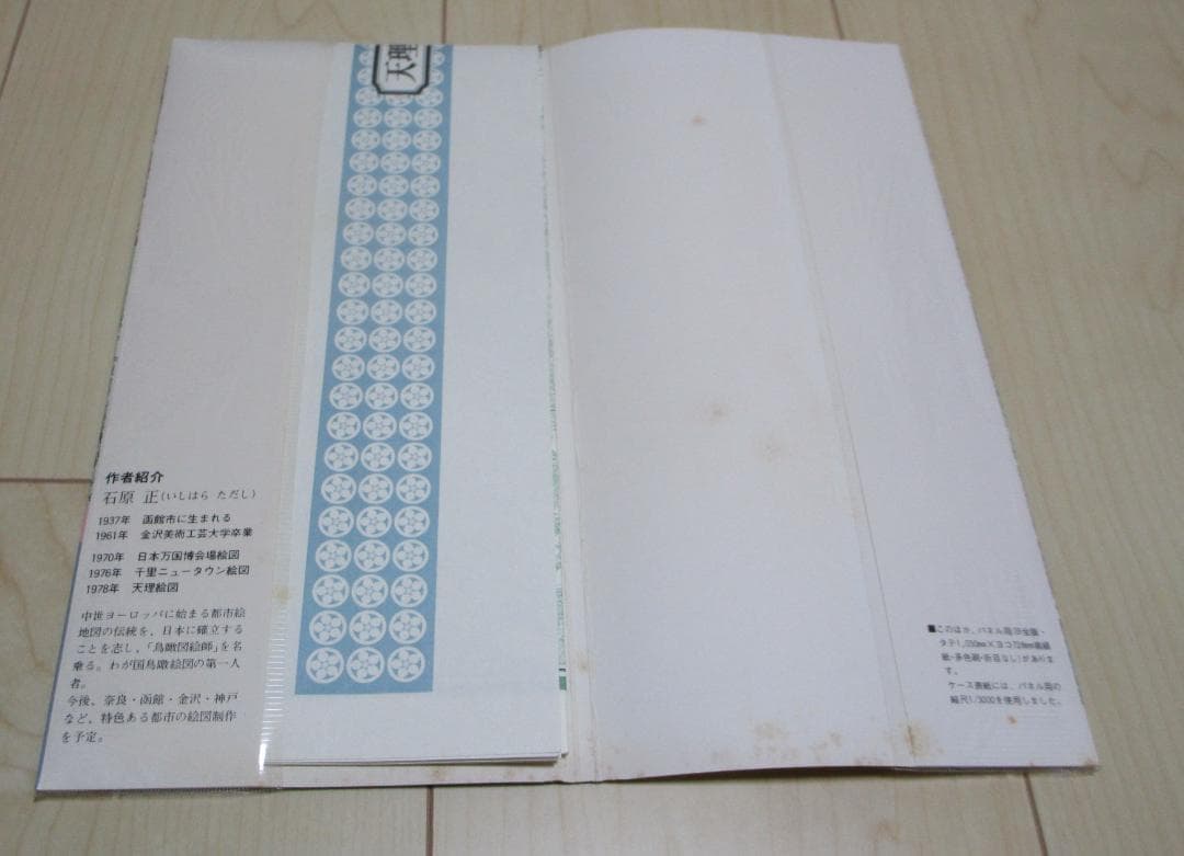石原正のバーズアイマップ2 天理絵図 1977年